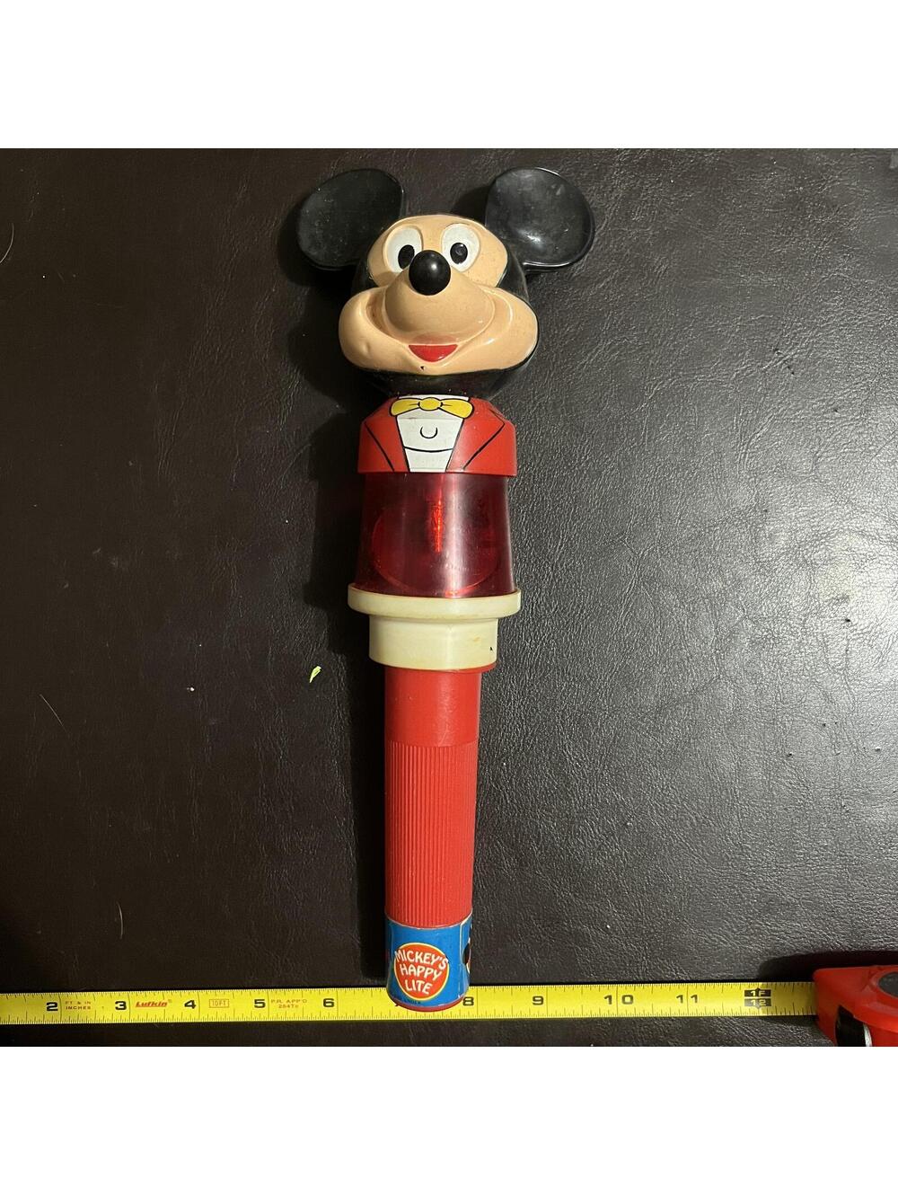 Disney Mickey Happy Lite Vintage Handheld Flashlight Toy